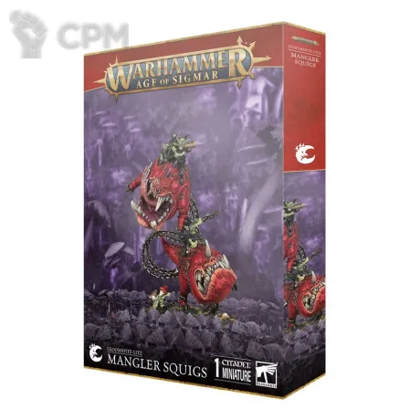 Описание картинки Набор миниатюр Warhammer Age of Sigmar Gloomspite Gitz Mangler Squigs от Дауран по цене 7 600руб | Свободный Рынок Миниатюр - СРМ