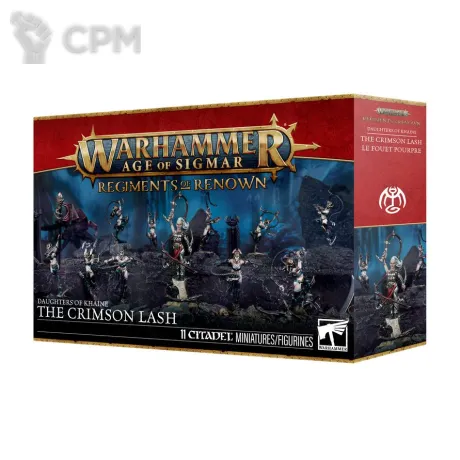 Описание картинки Regiment of Renown DAUGHTERS OF KHAINE: THE CRIMSON LASH от Дауран по цене 6 000руб | Свободный Рынок Миниатюр - СРМ