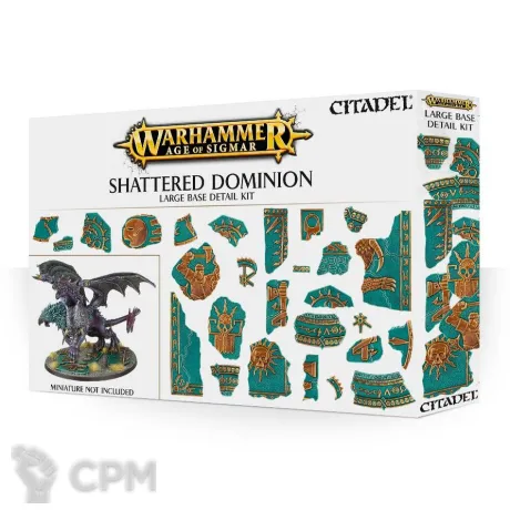 Описание картинки Набор миниатюр Warhammer Age of Sigmar Shattered Dominion Large Base Detail Kit от Дауран по цене 3 500руб | Свободный Рынок Миниатюр - СРМ