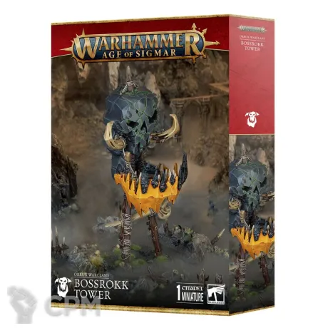 Описание картинки Набор миниатюр Warhammer Age of Sigmar Orrukk Warclans Bossrokk Tower от Дауран по цене 5 250руб | Свободный Рынок Миниатюр - СРМ