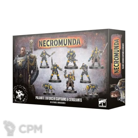 Описание картинки Набор миниатюр Warhammer Necromunda Palanite Enforcer Captains and Sergeants от Дауран по цене 4 500руб | Свободный Рынок Миниатюр - СРМ