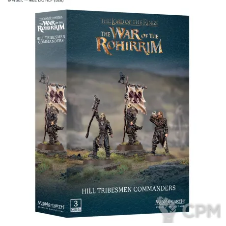 Описание картинки Предзаказ на MIDDLE-EARTH SBG: HILL TRIBESMEN COMMANDERS от Дауран по цене 4 000руб | Свободный Рынок Миниатюр - СРМ