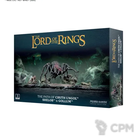 Описание картинки THE PATH OF CIRITH UNGOL:SHELOB &amp; GOLLUM от SectorA13 по цене 66 666руб | Свободный Рынок Миниатюр - СРМ