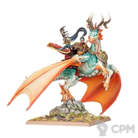 Описание картинки Shugengan Lord on Great Spirit Longma от Mechanikus Forge по цене 1 300руб | Свободный Рынок Миниатюр - СРМ