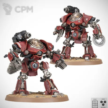 Описание картинки Castellax Battle-automata Maniple от Wako Lab (Recast) по цене 2 350руб | Свободный Рынок Миниатюр - СРМ