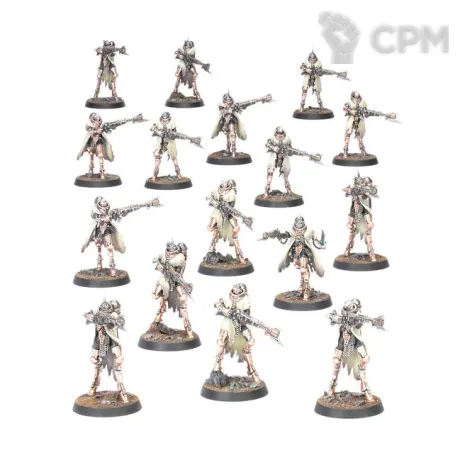 Описание картинки Skitarii Battle-Pilgrym Corpus x16 от Red Rooster по цене 3 600руб | Свободный Рынок Миниатюр - СРМ