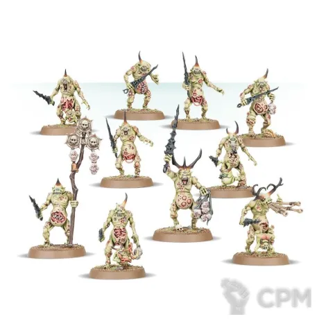 Описание картинки Plaguebearers от ВАХА WORKSHOP по цене 550руб | Свободный Рынок Миниатюр - СРМ