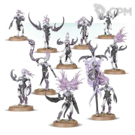 Описание картинки Daemonettes of Slaanesh от ВАХА WORKSHOP по цене 5 000руб | Свободный Рынок Миниатюр - СРМ