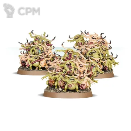 Описание картинки Nurglings от ВАХА WORKSHOP по цене 300руб | Свободный Рынок Миниатюр - СРМ