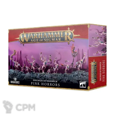 Описание картинки Набор миниатюр Warhammer Age of Sigmar Disciples of Tzeentch Pink Horrors от Дауран по цене 3 800руб | Свободный Рынок Миниатюр - СРМ