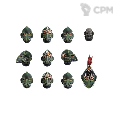 Описание картинки Salamanders MKVI Heads от Red Rooster по цене 480руб | Свободный Рынок Миниатюр - СРМ