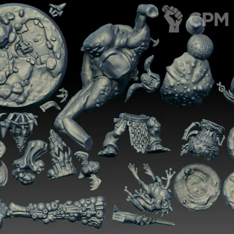 Описание картинки Mollog's Mob (Scan) от AxeL's Forge по цене 1 100руб | Свободный Рынок Миниатюр - СРМ
