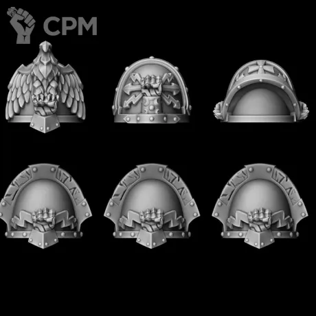 Описание картинки наплечники Fist от Bazilevs по цене 497руб | Свободный Рынок Миниатюр - СРМ