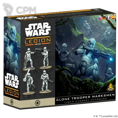 Описание картинки Star Wars: Legion – Clone Trooper Marksmen от StarkLogistics по цене 5 880руб | Свободный Рынок Миниатюр - СРМ