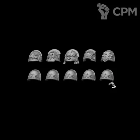 Описание картинки Shoulder pads model “HUMERO” type BR от LDBits по цене 547руб | Свободный Рынок Миниатюр - СРМ