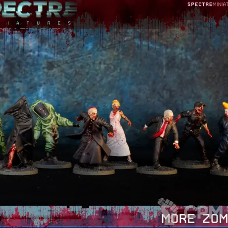 Описание картинки More Zombies от Wardog Workshop по цене 1 400руб | Свободный Рынок Миниатюр - СРМ