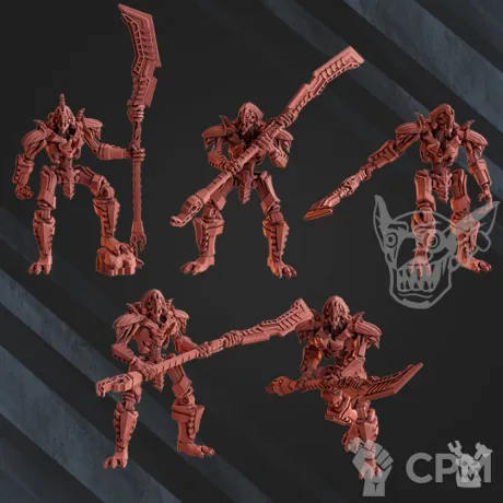 Описание картинки Triarch Praetorians от Маст. Красного Гоббо по цене 216руб | Свободный Рынок Миниатюр - СРМ