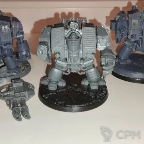 Описание картинки Warhammer Space Marine Venerable Dreadnought 1ориг, 2 печатных от User37833 по цене 100руб | Свободный Рынок Миниатюр - СРМ