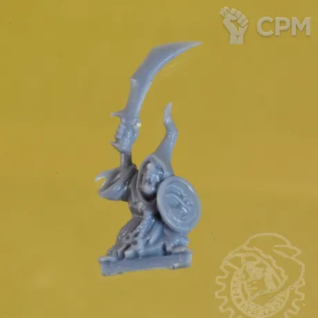 Описание картинки Battle for skull pass Night Goblins Champion 1 от Mechanikus Forge по цене 300руб | Свободный Рынок Миниатюр - СРМ