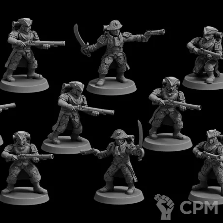 Описание картинки French Squad от Bazilevs по цене 2 040руб | Свободный Рынок Миниатюр - СРМ