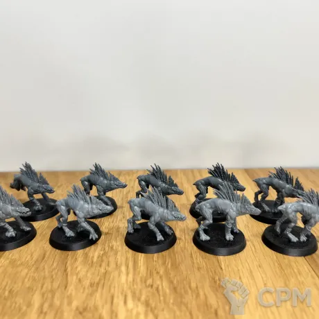 Описание картинки Kroot Hounds х10 от Paul_Konovan по цене 6 750руб | Свободный Рынок Миниатюр - СРМ