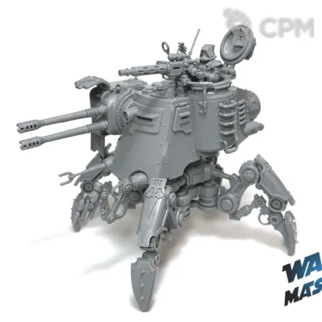 Описание картинки Adeptus Mechanicus Onager Dunecrawler от WARP Master по цене 2 180руб | Свободный Рынок Миниатюр - СРМ