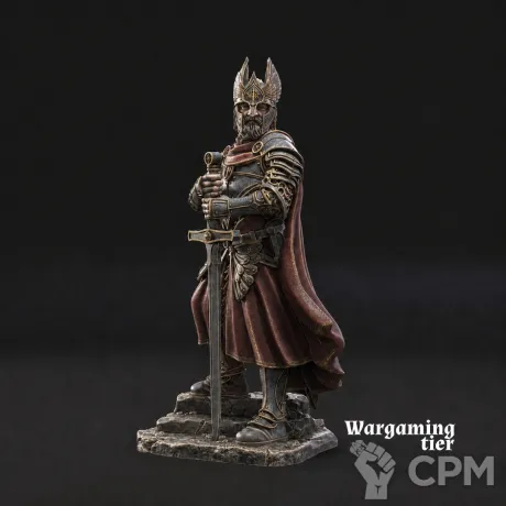 Описание картинки Aenil High King от Manufactorum76 по цене 160руб | Свободный Рынок Миниатюр - СРМ