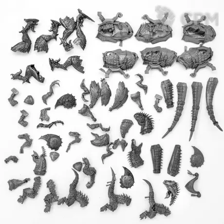 Описание картинки Aggradon Lancers bodies от LooneShroomFoundry по цене 1 550руб | Свободный Рынок Миниатюр - СРМ
