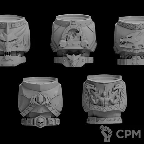 Описание картинки Vulcan Torso от Bazilevs по цене 447руб | Свободный Рынок Миниатюр - СРМ