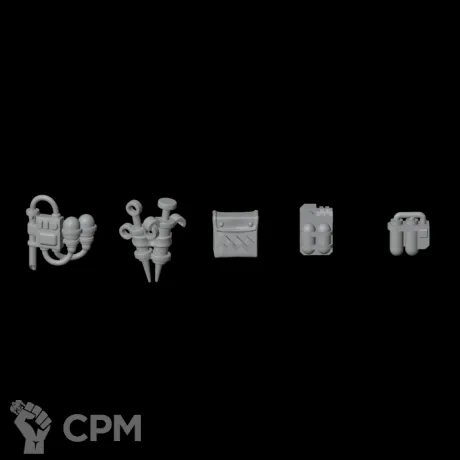 Описание картинки Apothecary's Accessories от Стальные Небеса по цене 50руб | Свободный Рынок Миниатюр - СРМ