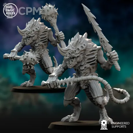 Описание картинки OPR Prime Warrior/Tyranid Prime от Laboratory of Chaos по цене 360руб | Свободный Рынок Миниатюр - СРМ