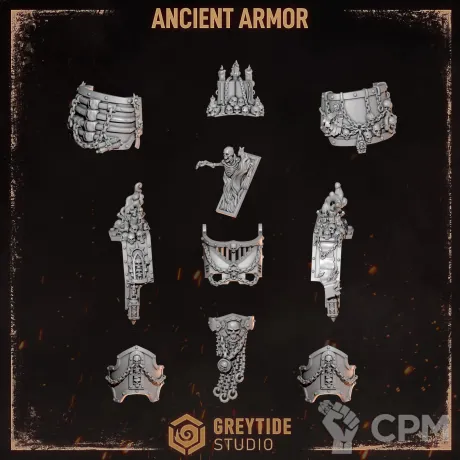 Описание картинки Dreadnought Upgrade Pack Legion of the Damned (Cursed company 2) от Dr. Printicus по цене 500руб | Свободный Рынок Миниатюр - СРМ
