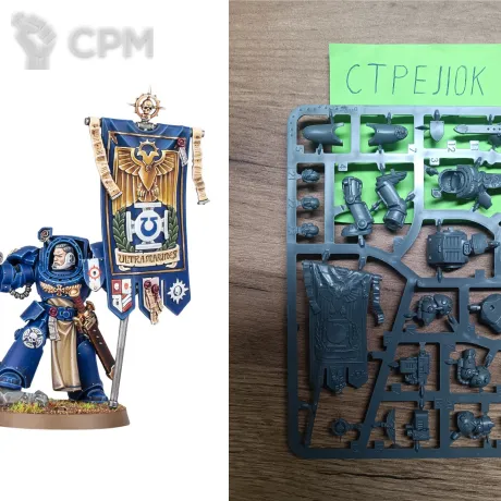 Описание картинки Ancient in Terminator Armour (Оригинал) от CTPEJIOK по цене 3 200руб | Свободный Рынок Миниатюр - СРМ