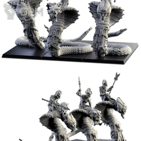 Описание картинки Tomb Kings Necropolis Knights от Knight of Light по цене 1 800руб | Свободный Рынок Миниатюр - СРМ
