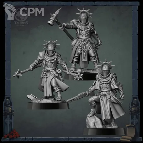 Описание картинки Armaos (Shocktrooper Yeoman Pilgrim) от Manufactorum76 по цене 550руб | Свободный Рынок Миниатюр - СРМ