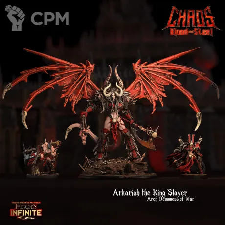 Описание картинки ArchDemoness of  War от PocketSized Prints по цене 4 900руб | Свободный Рынок Миниатюр - СРМ