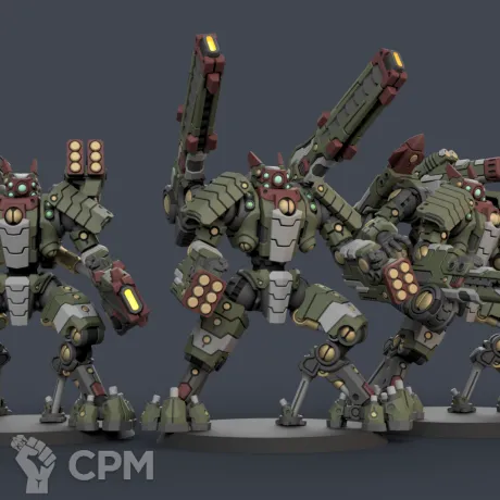 Описание картинки XV88 Broadside Battlesuit [Alternative, New] от Tridax Forge по цене 750руб | Свободный Рынок Миниатюр - СРМ