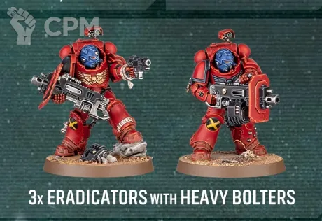 Описание картинки Armageddon - Eradicators with heavy bolters от Маклейн по цене 3 000руб | Свободный Рынок Миниатюр - СРМ
