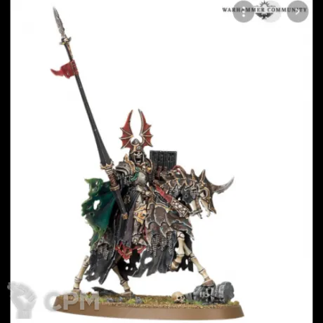 Описание картинки Wight King On Skeletal Steed от NEW-MINIATURES по цене 888руб | Свободный Рынок Миниатюр - СРМ