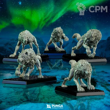 Описание картинки Chaos Norska Barbarians/Ashborn Warhounds от Barduck Miniatures по цене 899руб | Свободный Рынок Миниатюр - СРМ