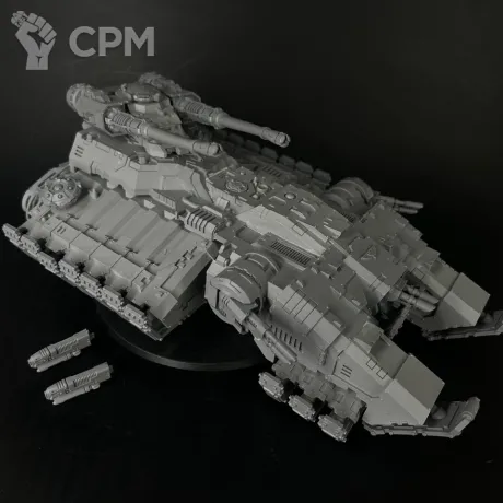 Описание картинки Astraeus Super Heavy Tank от KoofWorkshop по цене 11 250руб | Свободный Рынок Миниатюр - СРМ