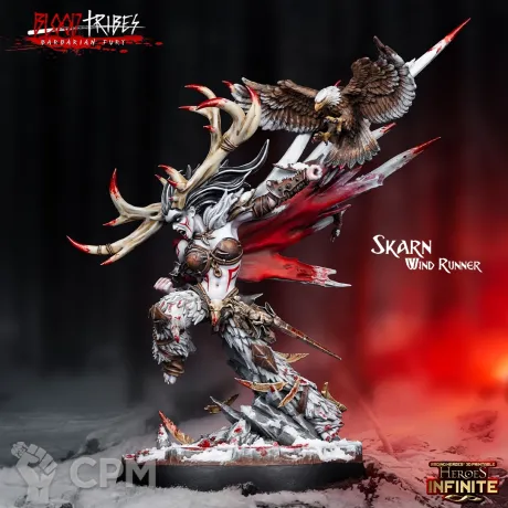 Описание картинки Chaos Barbarians/Skarn Wind Runner от Barduck Miniatures по цене 299руб | Свободный Рынок Миниатюр - СРМ