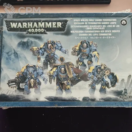 Описание картинки Wolf Guard Terminators НОВЫЙ НАБОР В ПЛЕНКЕ от Trazyn's Collection по цене 6 750руб | Свободный Рынок Миниатюр - СРМ