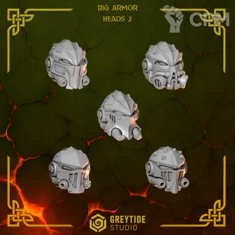 Описание картинки Salamander Terminators helmets от Dr. Printicus по цене 200руб | Свободный Рынок Миниатюр - СРМ