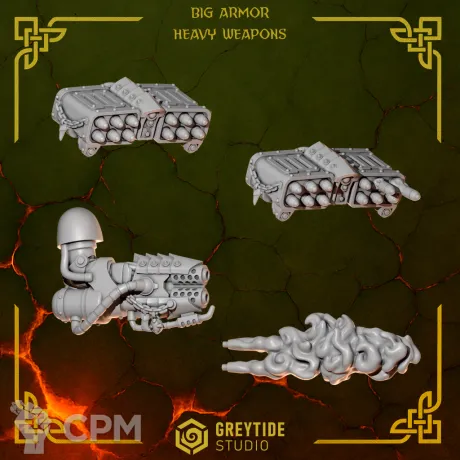 Описание картинки Salamander Terminator Heavy Weapon от Dr. Printicus по цене 500руб | Свободный Рынок Миниатюр - СРМ
