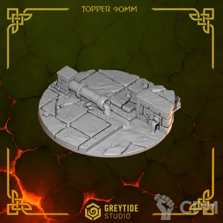 Описание картинки Salamander Toppers 90 mm от Dr. Printicus по цене 350руб | Свободный Рынок Миниатюр - СРМ