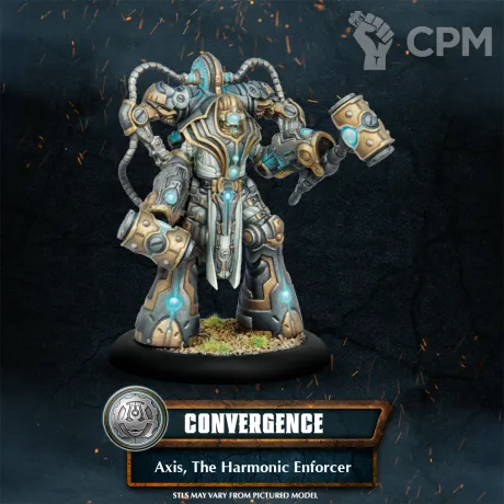 Описание картинки Axis, The Harmonic Enforcer от Manufactorum76 по цене 425руб | Свободный Рынок Миниатюр - СРМ