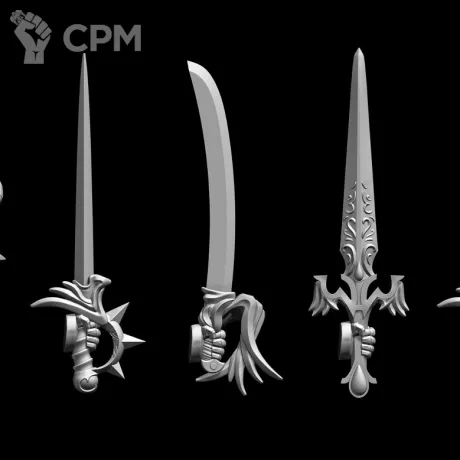 Описание картинки оружие тип Sanguis (левая рука) от Bazilevs по цене 497руб | Свободный Рынок Миниатюр - СРМ