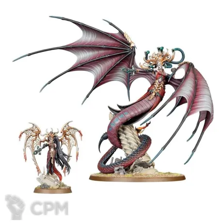 Описание картинки Morathi-Khaine and The Shadow Queen от Laboratory of Chaos по цене 1 150руб | Свободный Рынок Миниатюр - СРМ