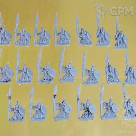 Описание картинки Battle for skull pass Night Goblin Spearmen от Mechanikus Forge по цене 1 450руб | Свободный Рынок Миниатюр - СРМ
